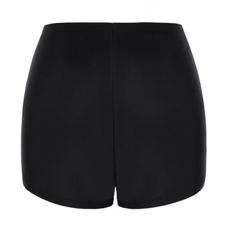 Women 2pcs Swimsuit Halterneck Padded Swim Dress+Briefs Swimwear