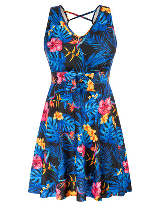 Separated Swimsuit Sleeveless V-Neck Swimwear