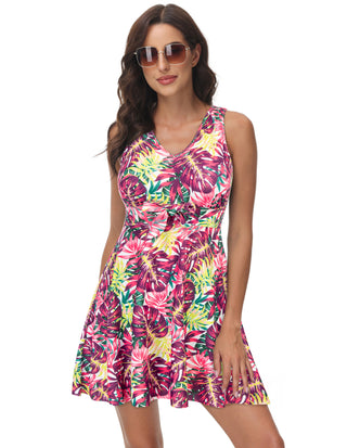 Separated Swimsuit Sleeveless V-Neck Swimwear