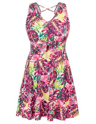 Separated Swimsuit Sleeveless V-Neck Swimwear