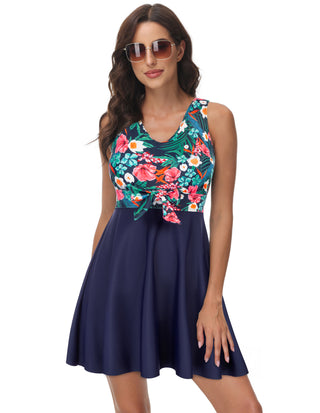 Separated Swimsuit Sleeveless V-Neck Swimwear