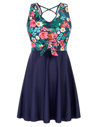 Separated Swimsuit Sleeveless V-Neck Swimwear