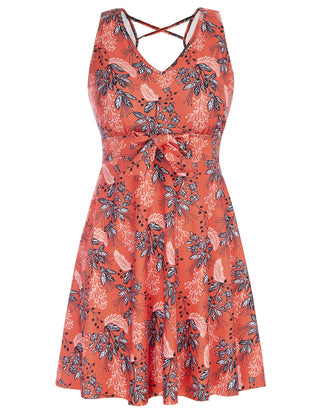 Separated Swimsuit Sleeveless V-Neck Swimwear