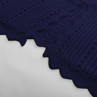 Women Hollowed-out Cardigan Short Sleeve V-Neck Tie-Front Shrug Knitwear