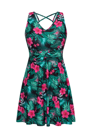 Separated Swimsuit Sleeveless V-Neck Swimwear