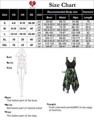 Separated Swimsuit V-Neck Irregular Hem Swimwear