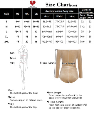 Women Cut-out Front Velvet Bodysuit Long Sleeve Off Shoulder Party Costume