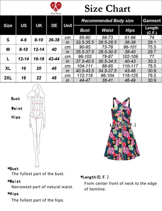 Women 2pcs Swimsuit Halterneck Padded Swim Dress+Briefs Swimwear
