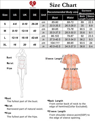 Women Elastic Waist Dress Short Sleeve Crew Neck Agaric Lace Decorated Dress