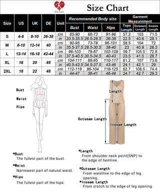 Women Comfy Outfits Sleeveless V-Neck Tank Top+Elastic Drawstring Waist Pants