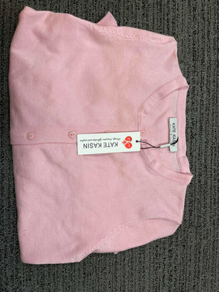 Kate Kasin Women's Long Sleeve Button Down Crew Neck Classic Sweater Knit Cardigan