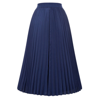 Stylish Fashion High Waist Pleated Swing A-Line Skirt