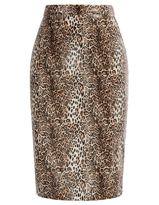 Back Split Hips-Wrapped Pencil Skirt
