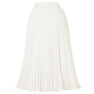 Stylish Fashion High Waist Pleated Swing A-Line Skirt