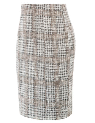 Womens Knee Length Elastic Waist Stretchy Bodycon Business Pencil Skirt