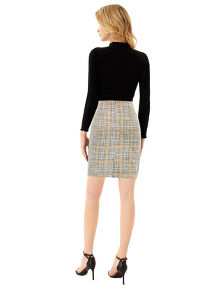 Womens Knee Length Elastic Waist Stretchy Bodycon Business Pencil Skirt