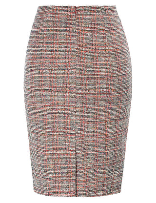 Womens Knee Length Elastic Waist Stretchy Bodycon Business Pencil Skirt