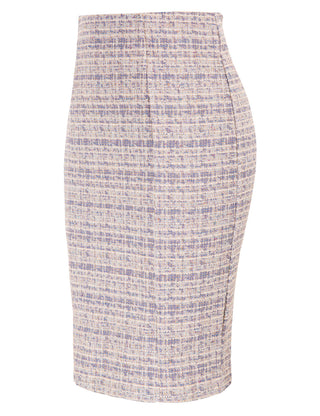 Womens Knee Length Elastic Waist Stretchy Bodycon Business Pencil Skirt