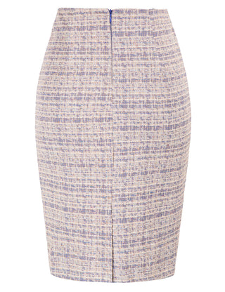 Womens Knee Length Elastic Waist Stretchy Bodycon Business Pencil Skirt