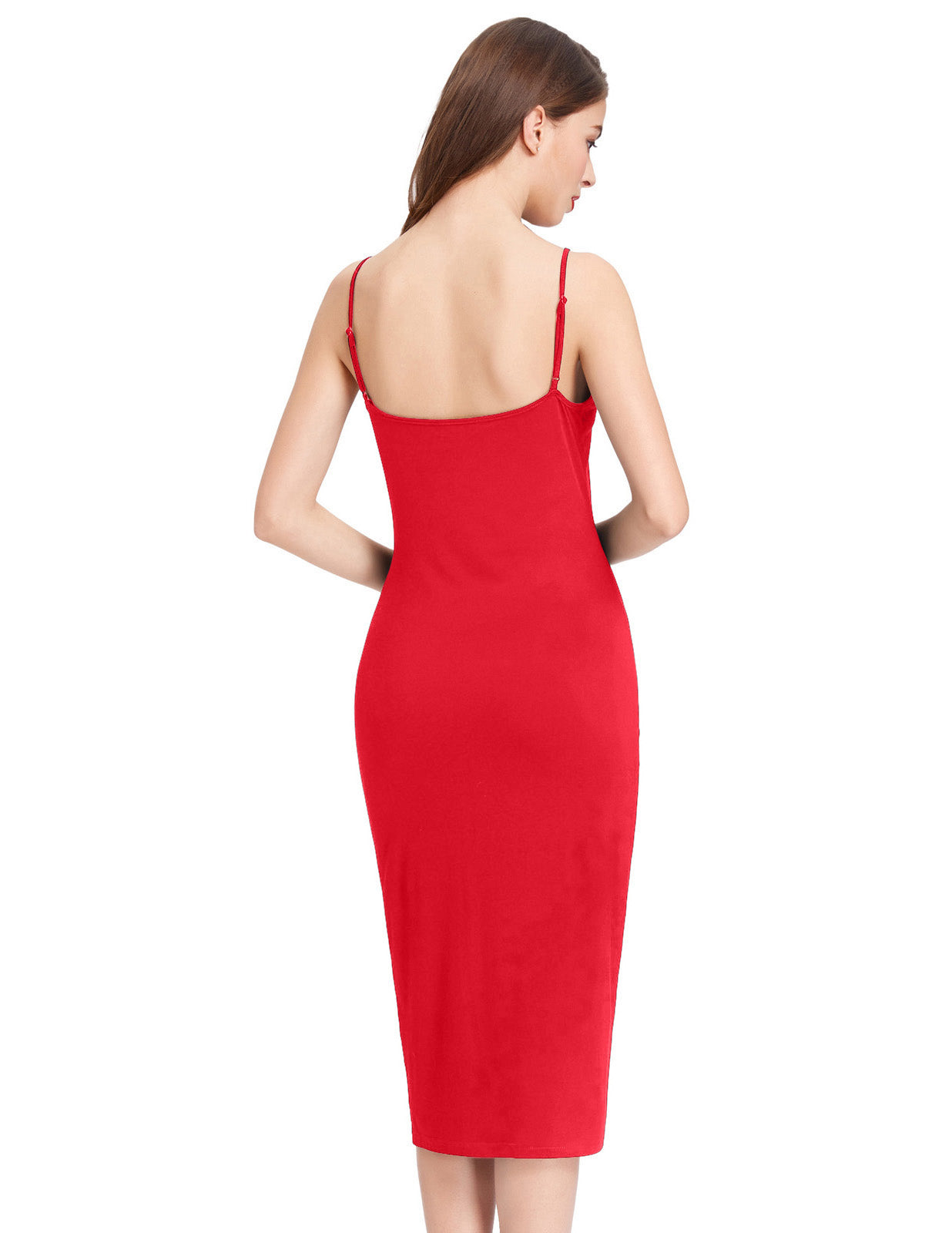 Next To Me Forever Women Classic Long Camisole Dress Stretch